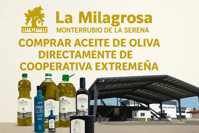 comprar aceite oliva virgen extra de cooperativa Extremena